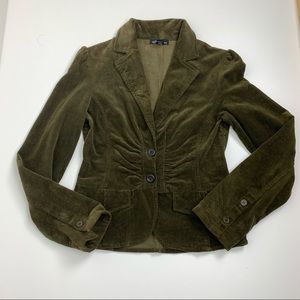 Seduction Green Corduroy Fitted Blazer size small